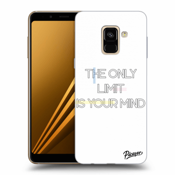 Picasee Samsung Galaxy A8 2018 A530F Hülle - Transparentes Silikon - The only limit is your mind