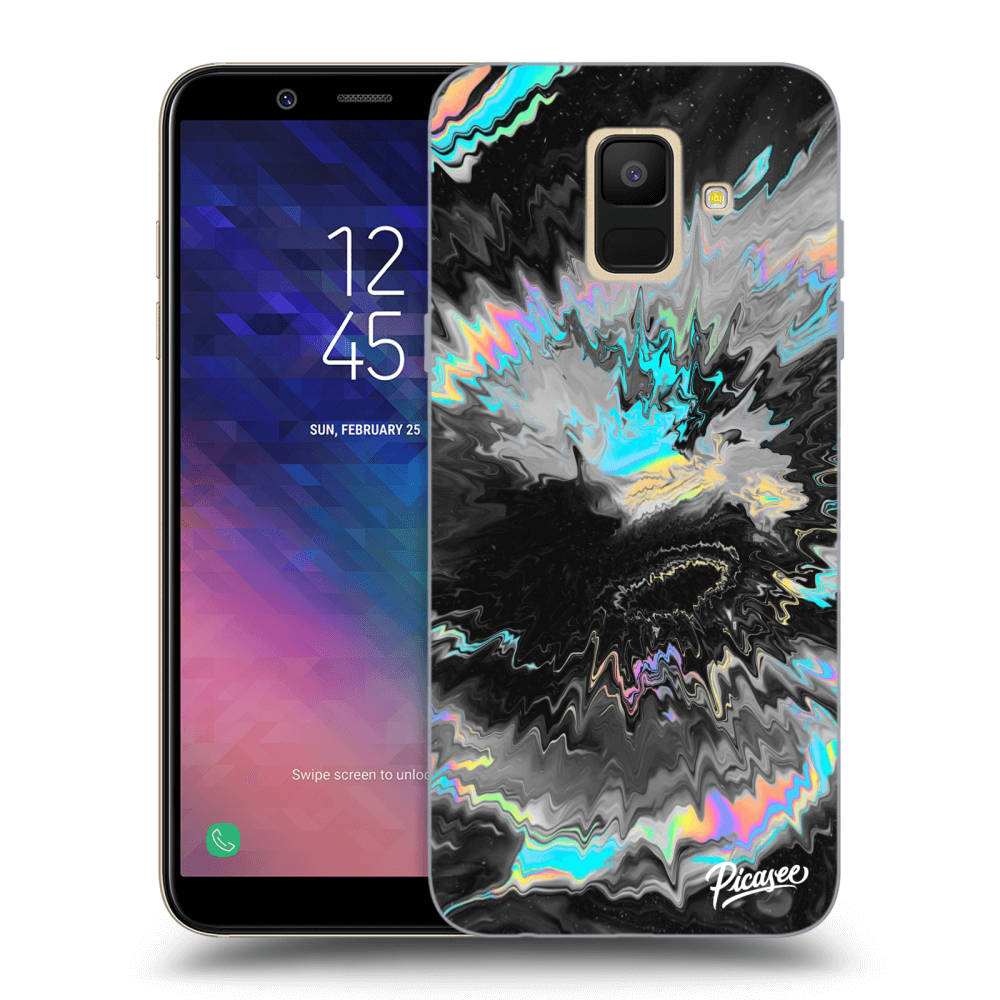 Picasee Samsung Galaxy A6 A600F Hülle - Transparentes Silikon - Magnetic