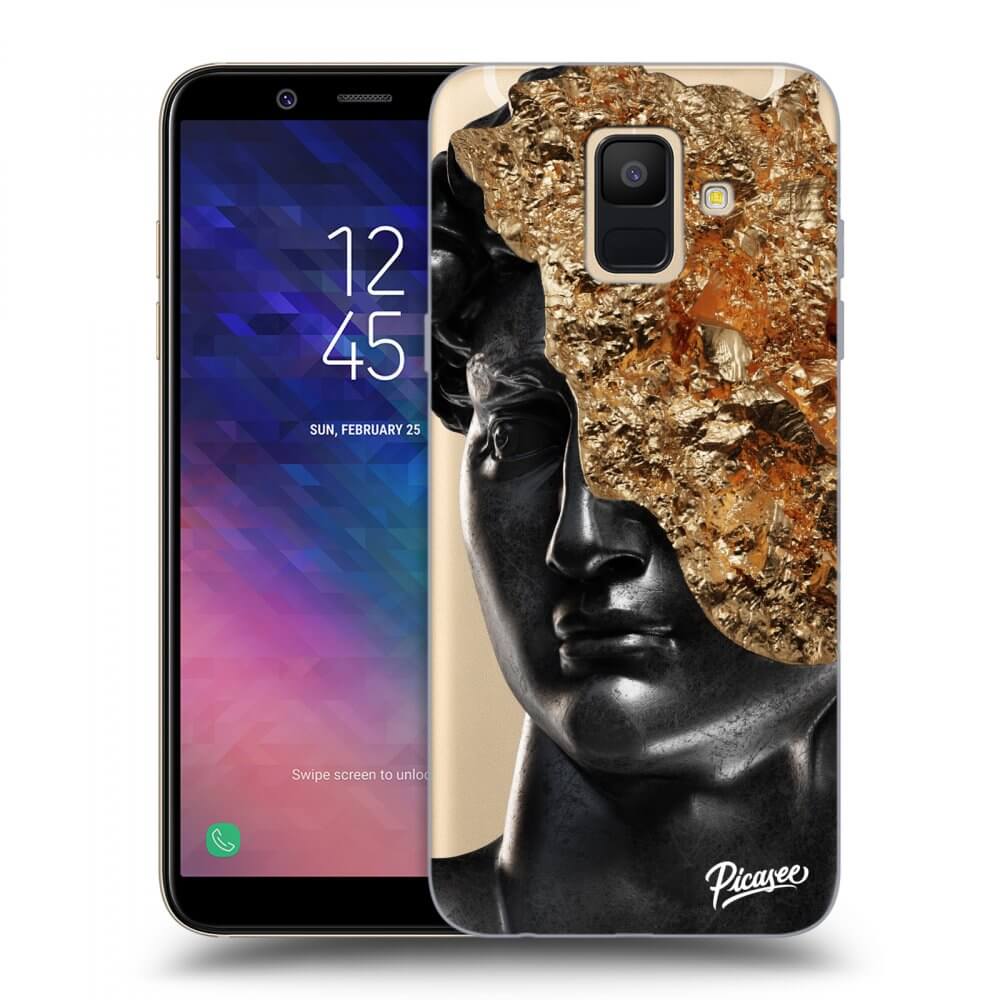 Picasee Samsung Galaxy A6 A600F Hülle - Transparentes Silikon - Holigger