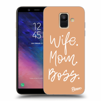 Hülle für Samsung Galaxy A6 A600F - Boss Mama