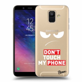 Picasee Samsung Galaxy A6 A600F Hülle - Transparentes Silikon - Angry Eyes - Transparent