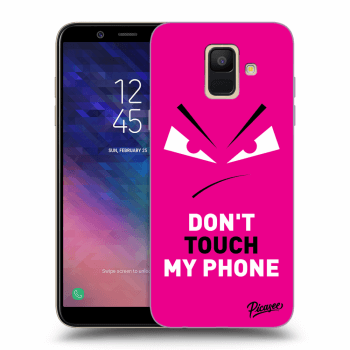Hülle für Samsung Galaxy A6 A600F - Evil Eye - Pink