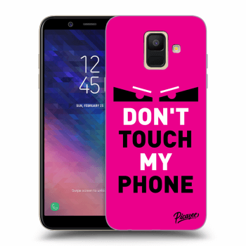 Hülle für Samsung Galaxy A6 A600F - Shadow Eye - Pink