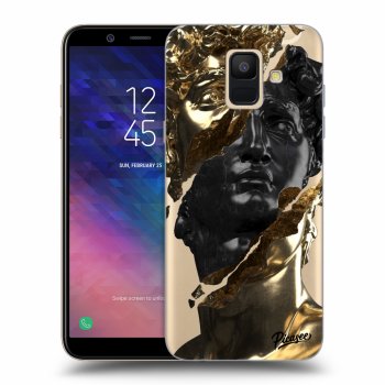 Hülle für Samsung Galaxy A6 A600F - Gold - Black