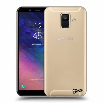 Picasee Samsung Galaxy A6 A600F Hülle - Transparentes Silikon - Clear