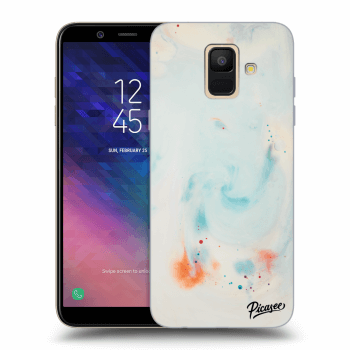 Picasee Samsung Galaxy A6 A600F Hülle - Transparentes Silikon - Splash