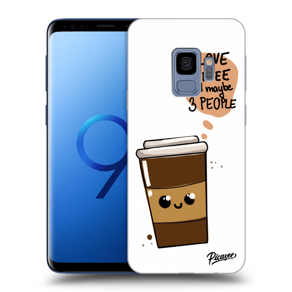 Picasee Samsung Galaxy S9 G960F Hülle - Transparentes Silikon - Cute coffee