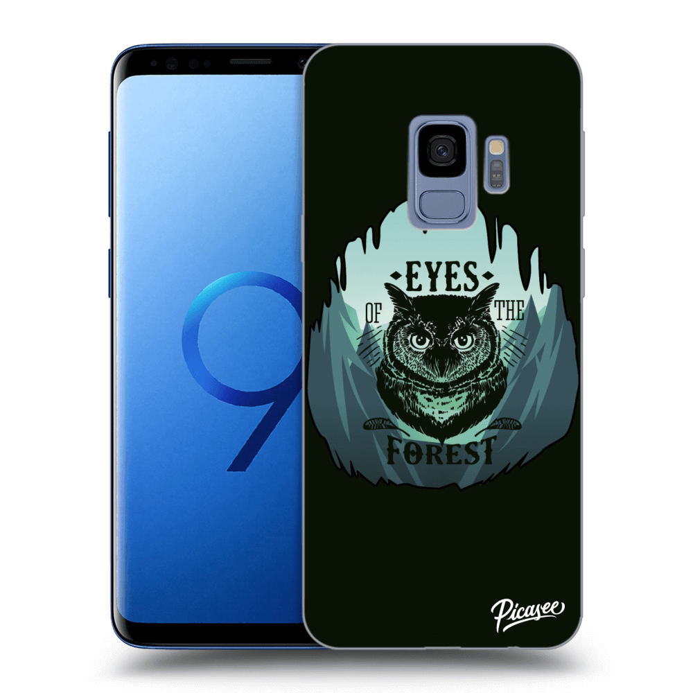 Picasee Samsung Galaxy S9 G960F Hülle - Transparentes Silikon - Forest owl