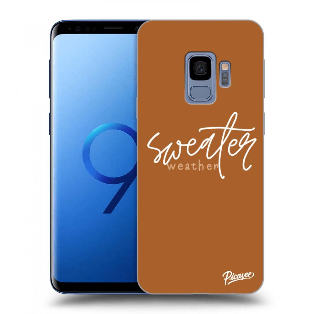 Picasee Samsung Galaxy S9 G960F Hülle - Transparentes Silikon - Sweater weather