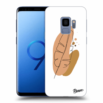 Picasee Samsung Galaxy S9 G960F Hülle - Transparentes Silikon - Feather brown