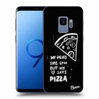 Picasee Samsung Galaxy S9 G960F Hülle - Transparentes Silikon - Pizza