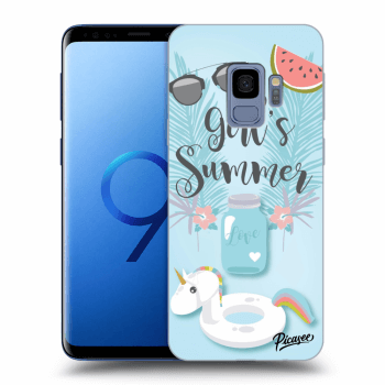 Picasee Samsung Galaxy S9 G960F Hülle - Transparentes Silikon - Girls Summer