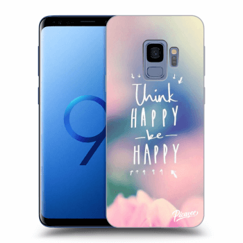 Picasee Samsung Galaxy S9 G960F Hülle - Transparentes Silikon - Think happy be happy