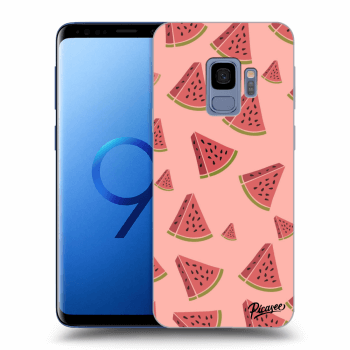 Picasee Samsung Galaxy S9 G960F Hülle - Schwarzes Silikon - Watermelon