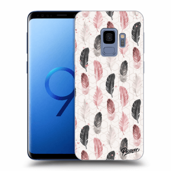 Picasee Samsung Galaxy S9 G960F Hülle - Transparentes Silikon - Feather 2