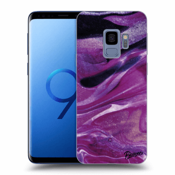 Hülle für Samsung Galaxy S9 G960F - Purple glitter