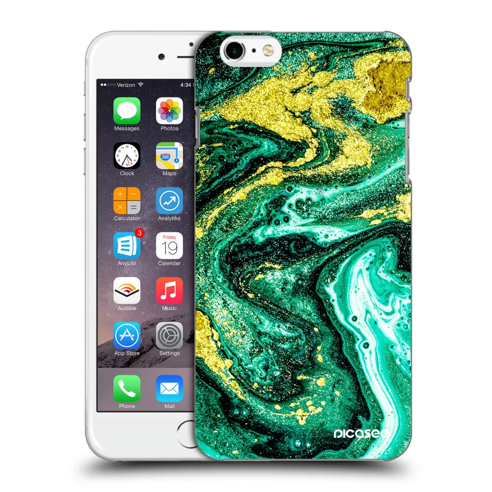 Picasee ULTIMATE CASE für Apple iPhone 6 Plus/6S Plus - Green Gold