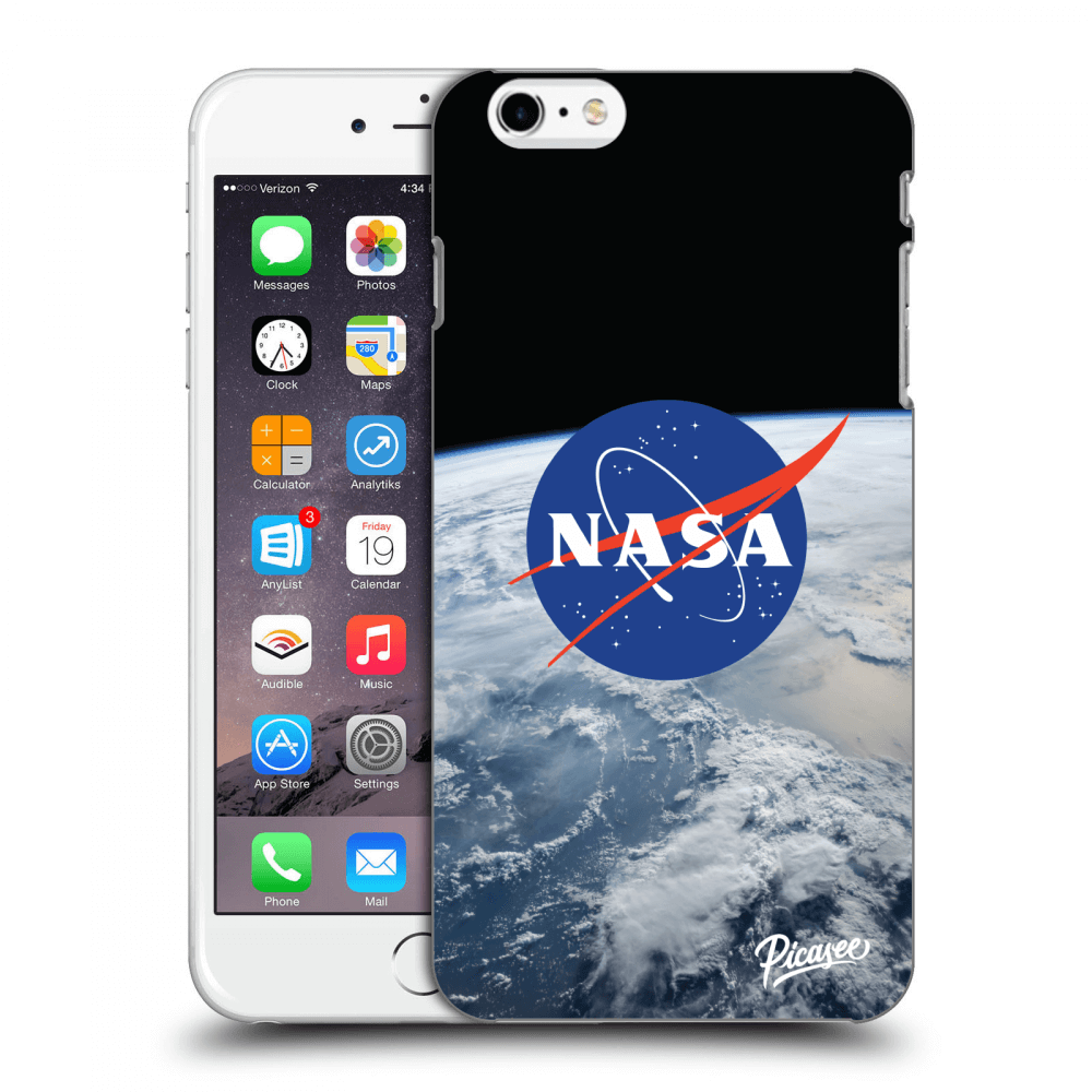 Picasee Apple iPhone 6 Plus/6S Plus Hülle - Transparentes Silikon - Nasa Earth