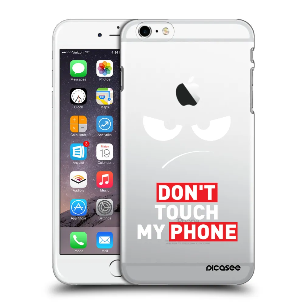 Picasee Apple iPhone 6 Plus/6S Plus Hülle - Transparentes Silikon - Angry Eyes - Transparent