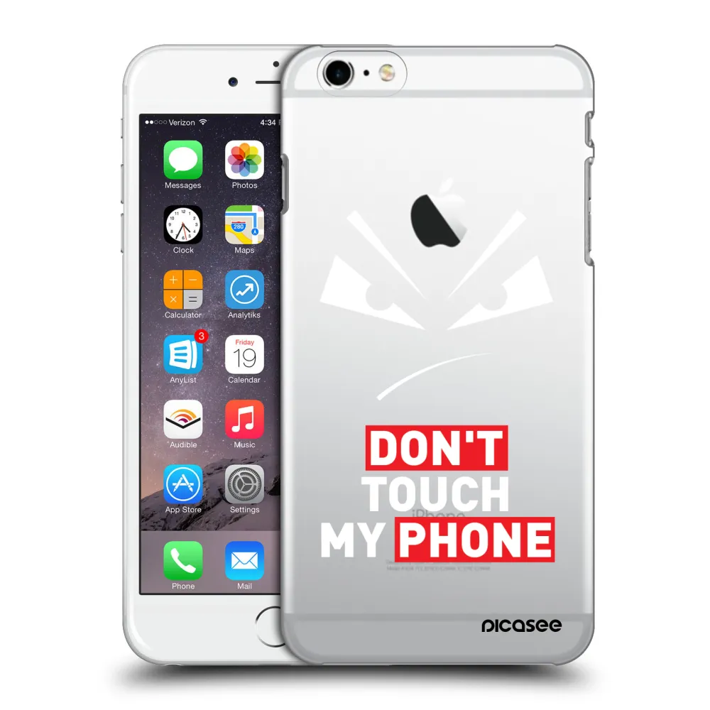 Picasee Apple iPhone 6 Plus/6S Plus Hülle - Transparentes Silikon - Evil Eye - Transparent