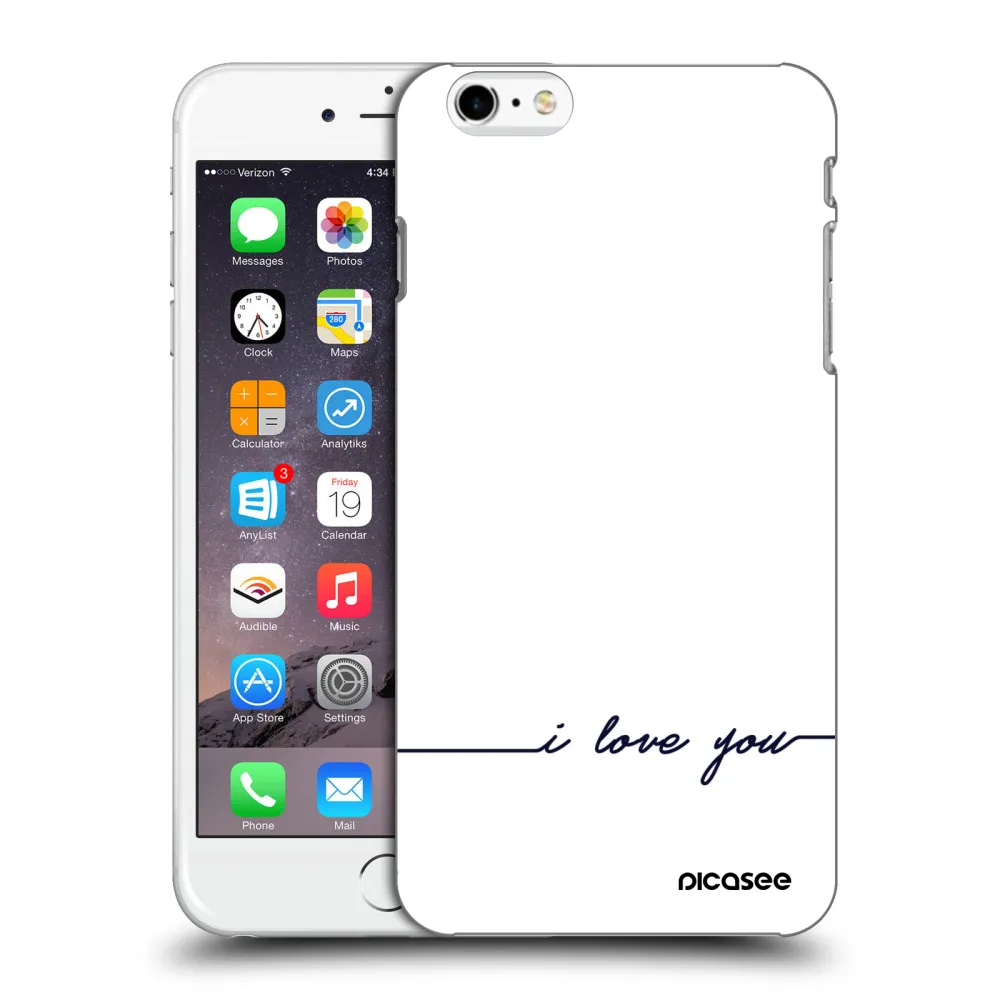 Picasee ULTIMATE CASE für Apple iPhone 6 Plus/6S Plus - Ich liebe dich
