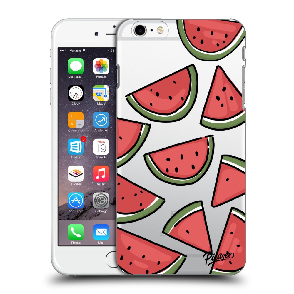 Picasee Apple iPhone 6 Plus/6S Plus Hülle - Transparentes Silikon - Melone