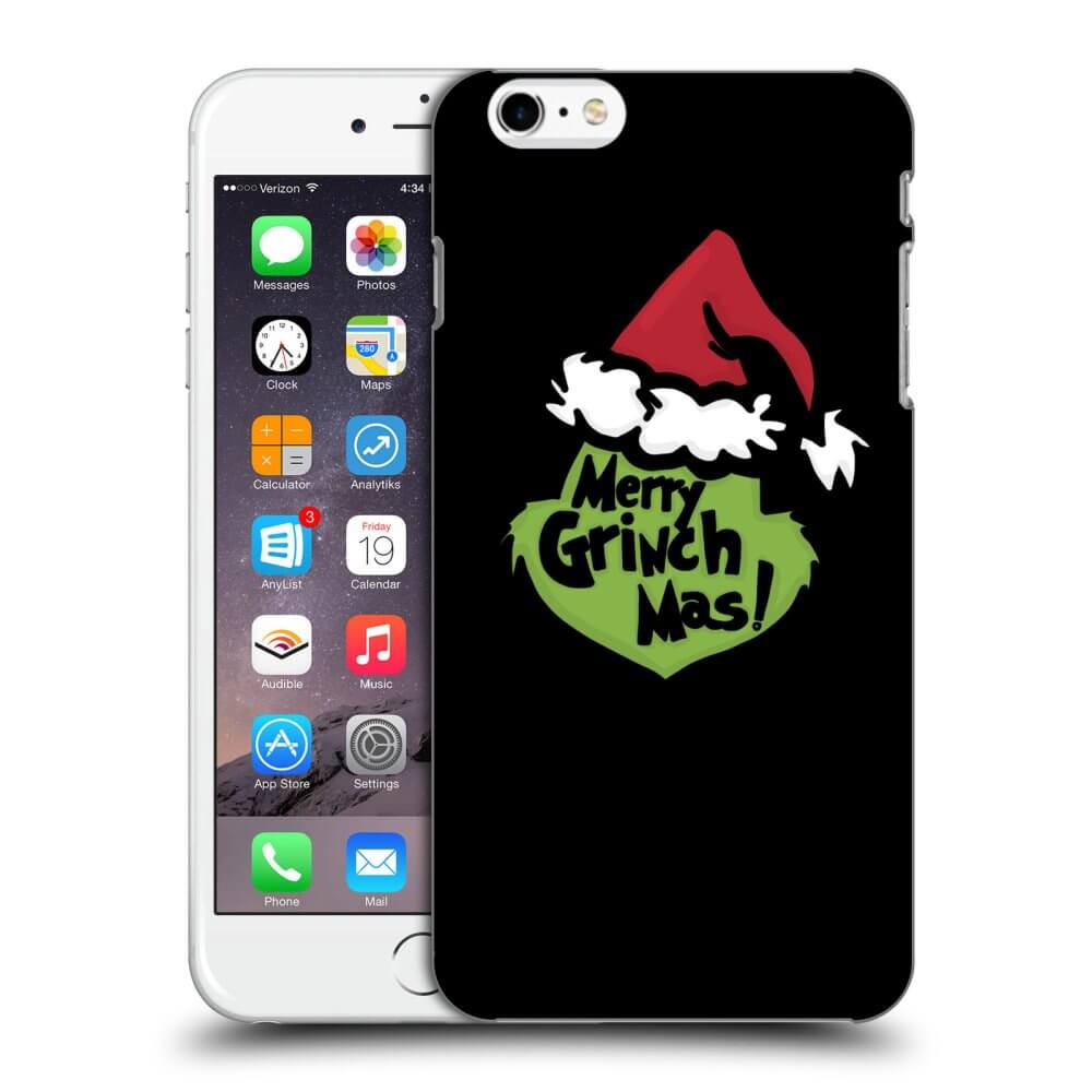 Picasee Apple iPhone 6 Plus/6S Plus Hülle - Schwarzes Silikon - Grinch 2