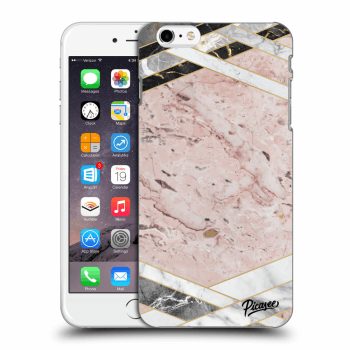 Hülle für Apple iPhone 6 Plus/6S Plus - Pink geometry