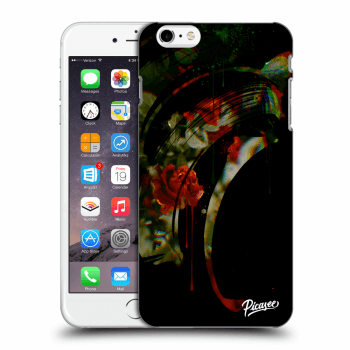 Picasee Apple iPhone 6 Plus/6S Plus Hülle - Schwarzes Silikon - Roses black