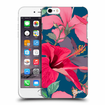 Picasee Apple iPhone 6 Plus/6S Plus Hülle - Transparentes Silikon - Hibiscus