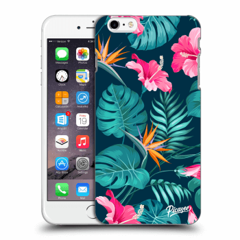 Hülle für Apple iPhone 6 Plus/6S Plus - Pink Monstera