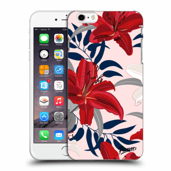 Hülle für Apple iPhone 6 Plus/6S Plus - Red Lily