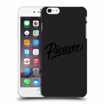 Picasee Apple iPhone 6 Plus/6S Plus Hülle - Schwarzes Silikon - Picasee - old logo - black