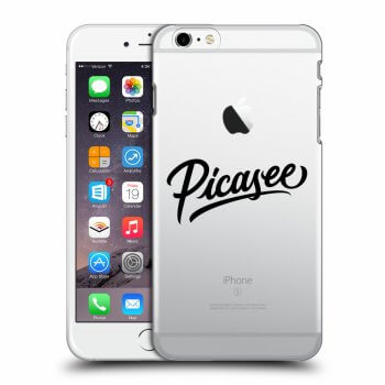 Picasee Apple iPhone 6 Plus/6S Plus Hülle - Transparentes Silikon - Picasee - old logo - black