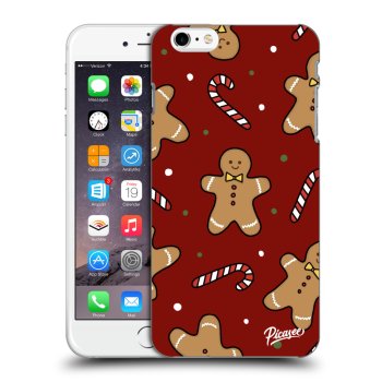 Picasee Apple iPhone 6 Plus/6S Plus Hülle - Schwarzes Silikon - Gingerbread 2