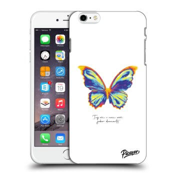 Picasee Apple iPhone 6 Plus/6S Plus Hülle - Transparentes Silikon - Diamanty White