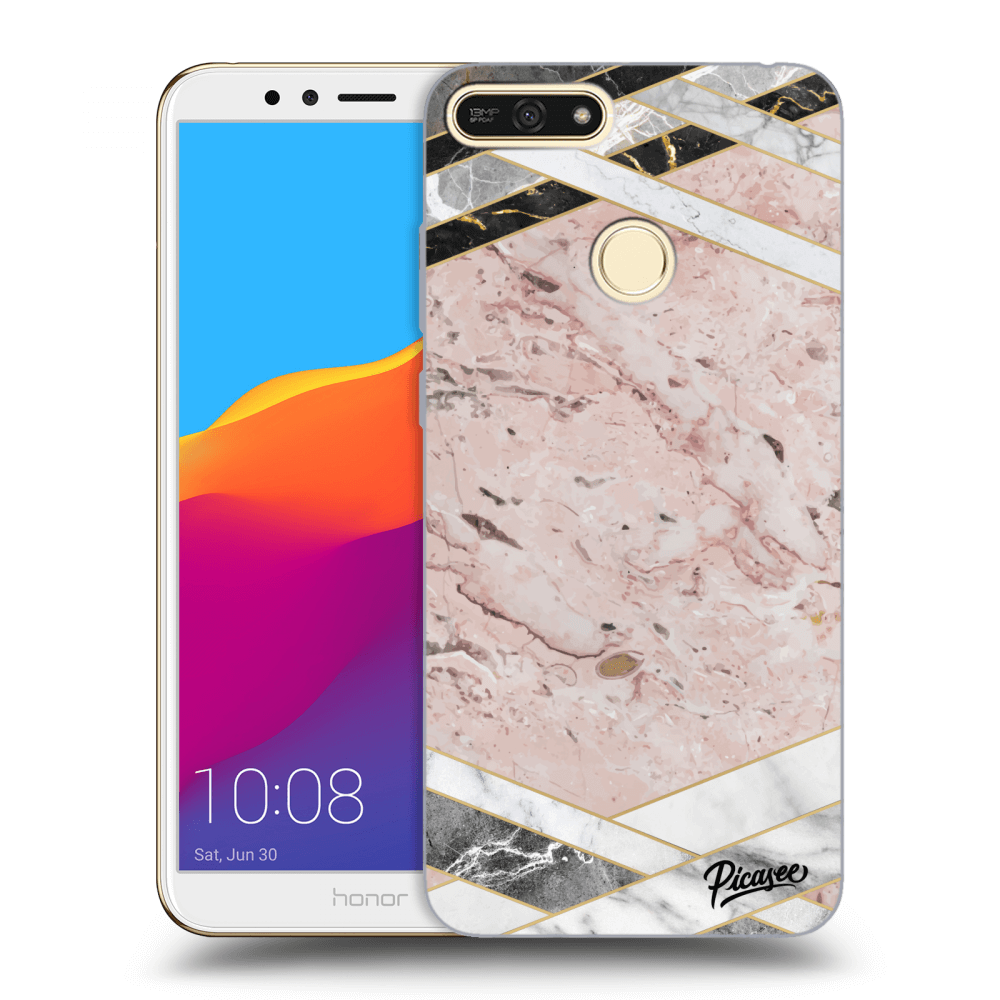 Picasee ULTIMATE CASE für Honor 7A - Pink geometry