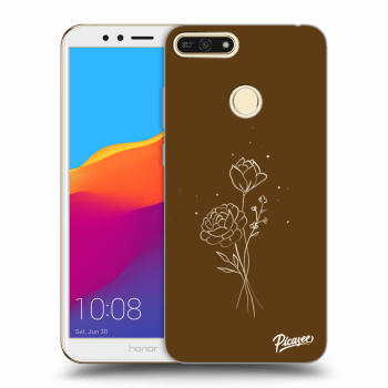 Picasee ULTIMATE CASE für Honor 7A - Brown flowers