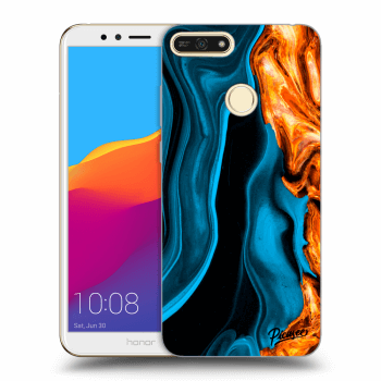 Picasee ULTIMATE CASE für Honor 7A - Gold blue