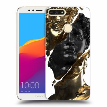 Hülle für Honor 7A - Gold - Black