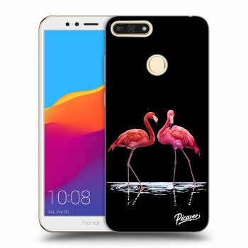 Hülle für Honor 7A - Flamingos zu zweit