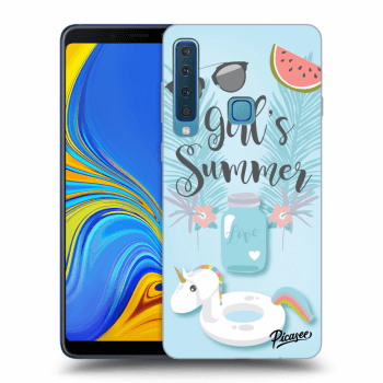 Picasee Samsung Galaxy A9 2018 A920F Hülle - Transparentes Silikon - Girls Summer