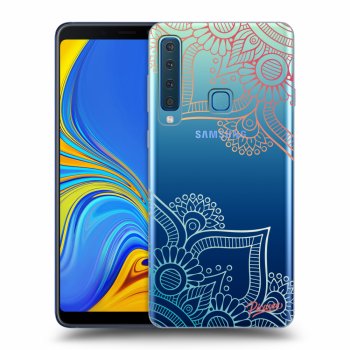 Picasee Samsung Galaxy A9 2018 A920F Hülle - Transparentes Silikon - Flowers pattern