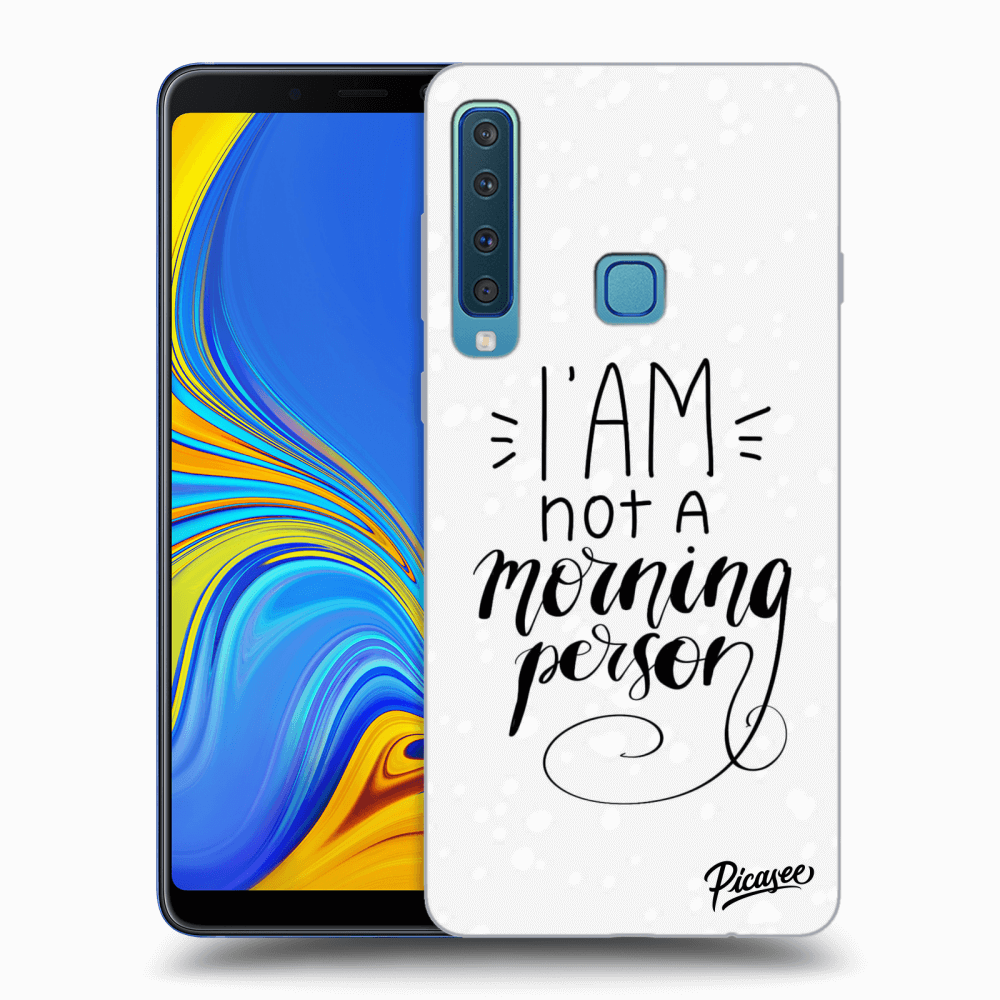 Picasee Samsung Galaxy A9 2018 A920F Hülle - Transparentes Silikon - I am not a morning person