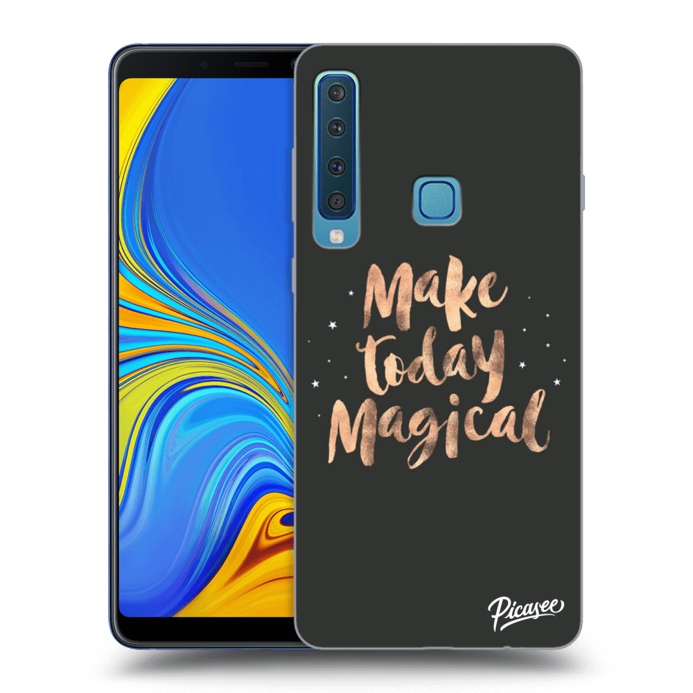 Picasee Samsung Galaxy A9 2018 A920F Hülle - Schwarzes Silikon - Make today Magical