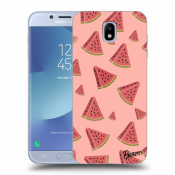 Picasee Samsung Galaxy J7 2017 J730F Hülle - Transparentes Silikon - Watermelon