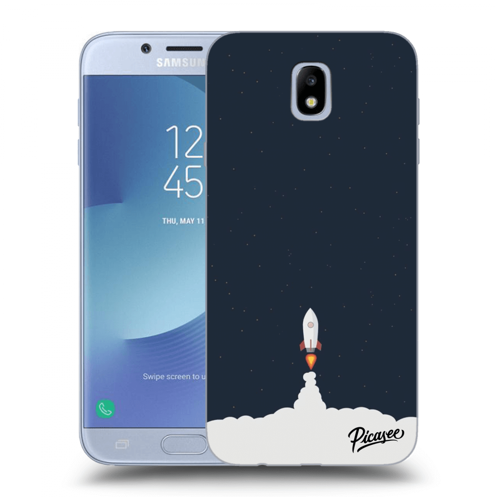 Picasee Samsung Galaxy J7 2017 J730F Hülle - Transparentes Silikon - Astronaut 2