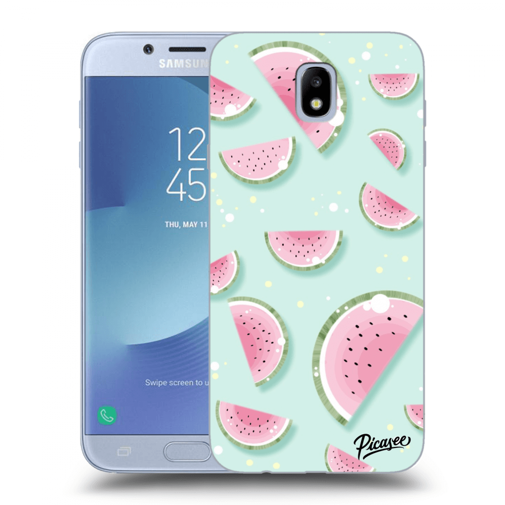 Picasee Samsung Galaxy J7 2017 J730F Hülle - Transparentes Silikon - Watermelon 2