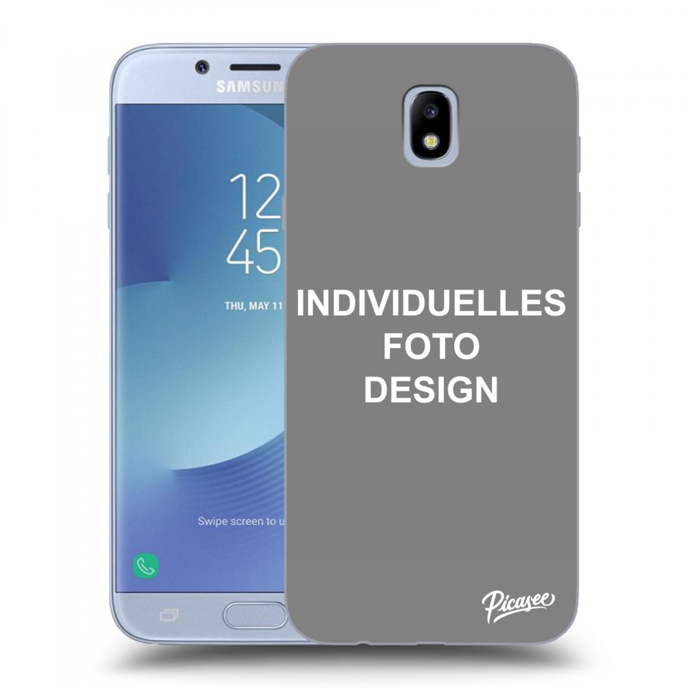 Picasee Samsung Galaxy J7 2017 J730F Hülle - Transparentes Silikon - Individuelles Fotodesign