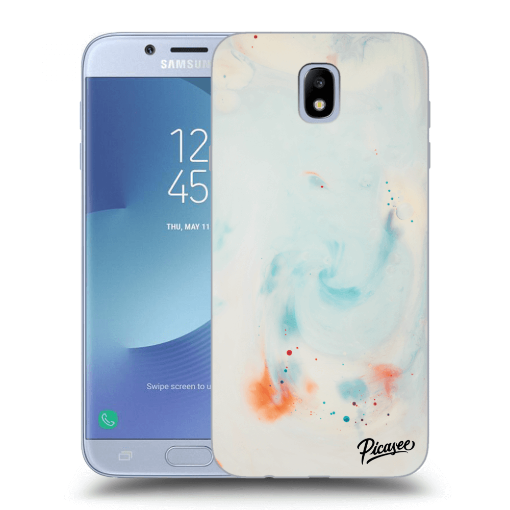 Picasee Samsung Galaxy J7 2017 J730F Hülle - Transparentes Silikon - Splash